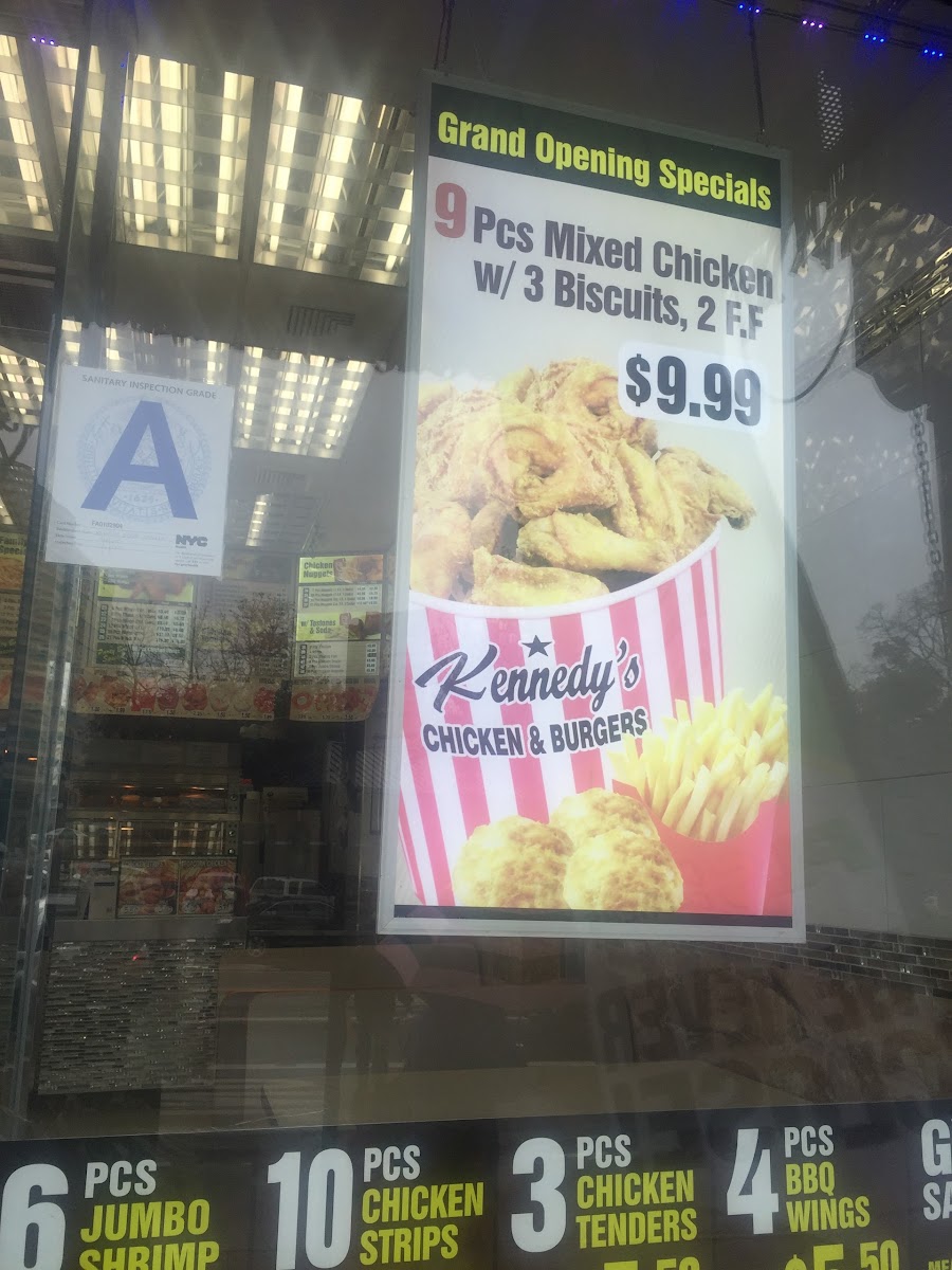 Menu - Kennedy's Chicken & Burgers photo 3